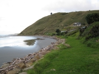 After, 2011 - estuary shore after storm